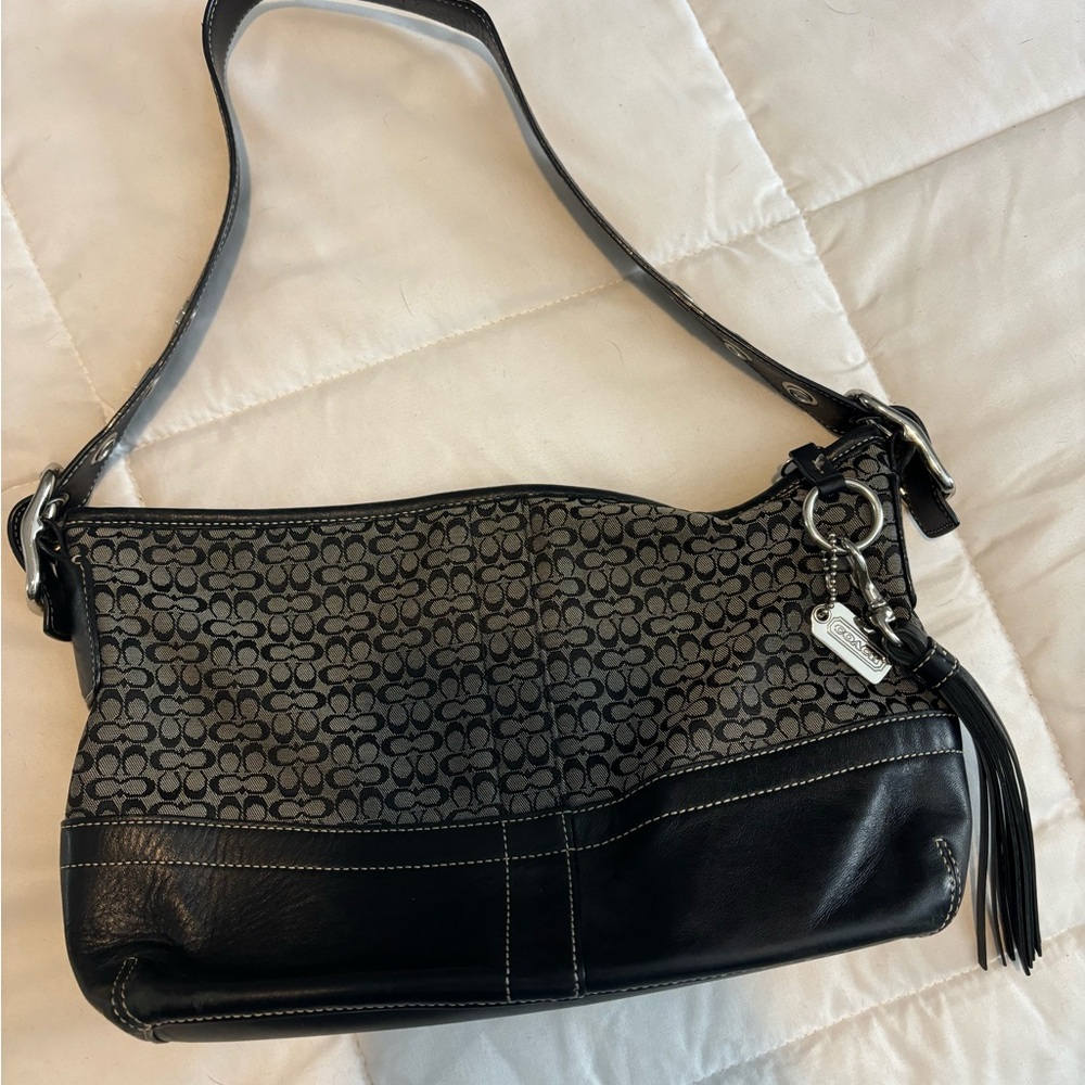Coach Black and Gray Women's Bag